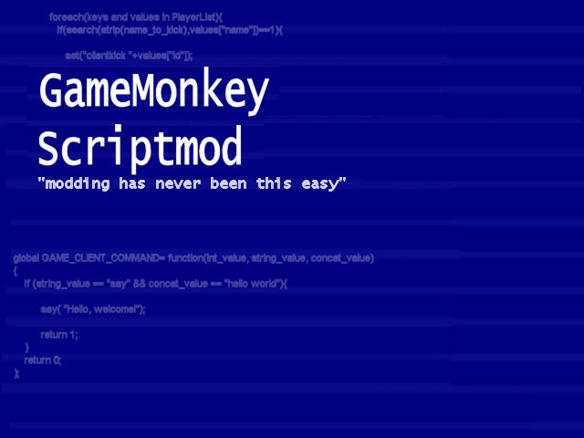 GameMonkey ScriptMod